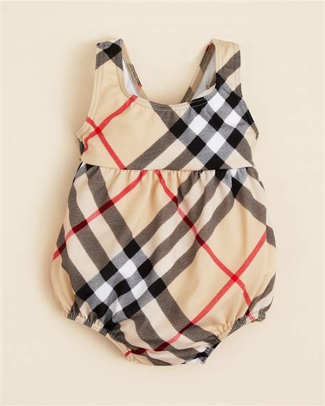 infant girl burberry|burberry baby bodysuit.